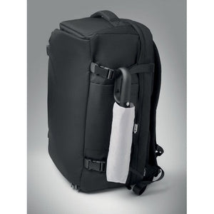 Ombrello antivento da 21" RPET e moschettone - personalizzabile con logo