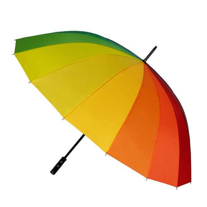 Ombrello arcobaleno, antivento arcobaleno - personalizzabile con logo