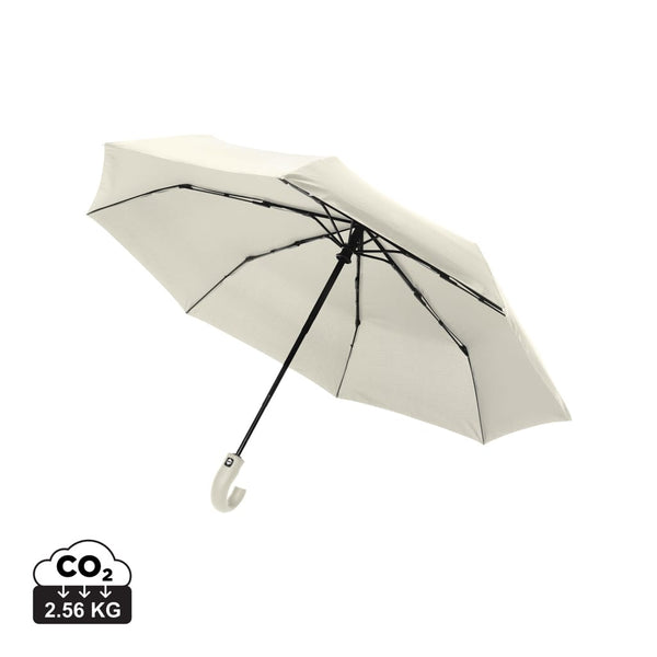Ombrello automatico 21" KENTO URBAN rpet 190T AWARE™ beige - personalizzabile con logo