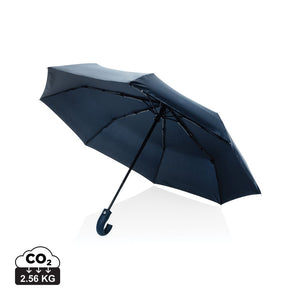 Ombrello automatico 21" KENTO URBAN rpet 190T AWARE™ blu navy - personalizzabile con logo