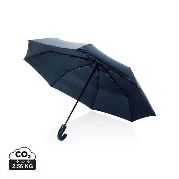 Ombrello automatico 21" KENTO URBAN rpet 190T AWARE™ blu navy - personalizzabile con logo