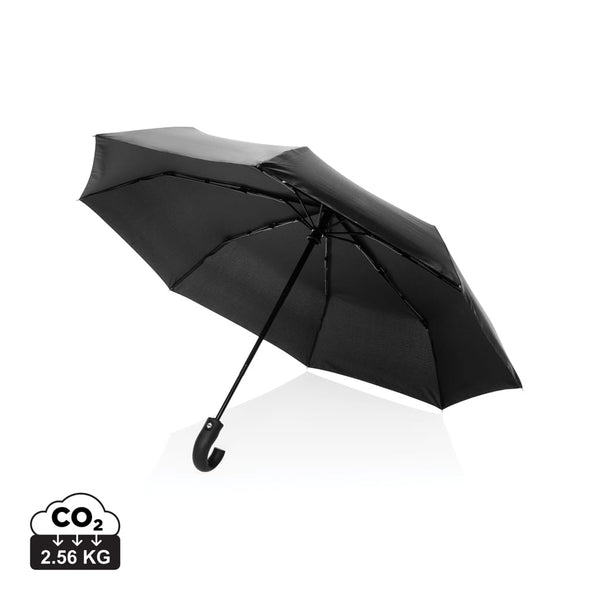 Ombrello automatico 21" KENTO URBAN rpet 190T AWARE™ nero - personalizzabile con logo