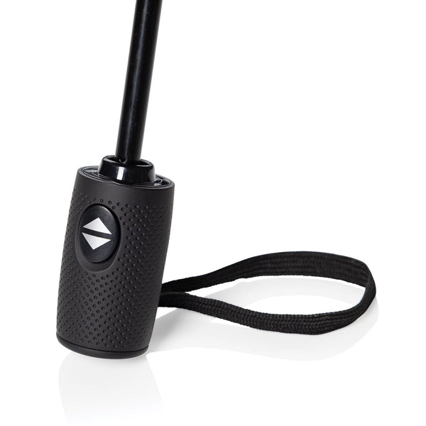 Ombrello automatico 21" Vito Swiss Peak nero - personalizzabile con logo