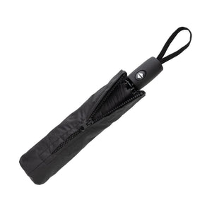 Ombrello automatico 21" Vito Swiss Peak nero - personalizzabile con logo