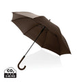 Ombrello automatico 23" KENTO URBAN RPET 190T AWARE™ marrone - personalizzabile con logo