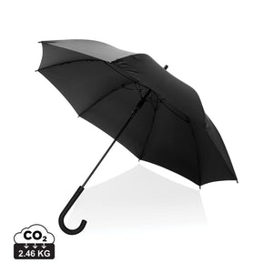 Ombrello automatico 23" KENTO URBAN RPET 190T AWARE™ nero - personalizzabile con logo