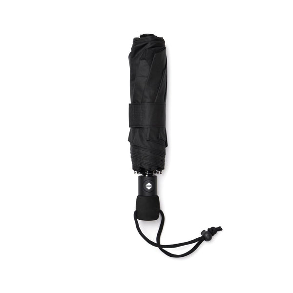 Ombrello automatico 23" Nordic Drift Trail rPET UPF 50+ nero - personalizzabile con logo
