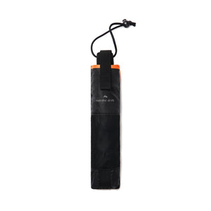 Ombrello automatico 23" Nordic Drift Trail rPET UPF 50+ nero - personalizzabile con logo
