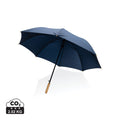 Ombrello automatico bambù 27" rPET 190T Impact AWARE™ blu navy - personalizzabile con logo