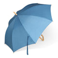 Ombrello bastoncino 23” R-PET ad apertura automatica blu navy - personalizzabile con logo