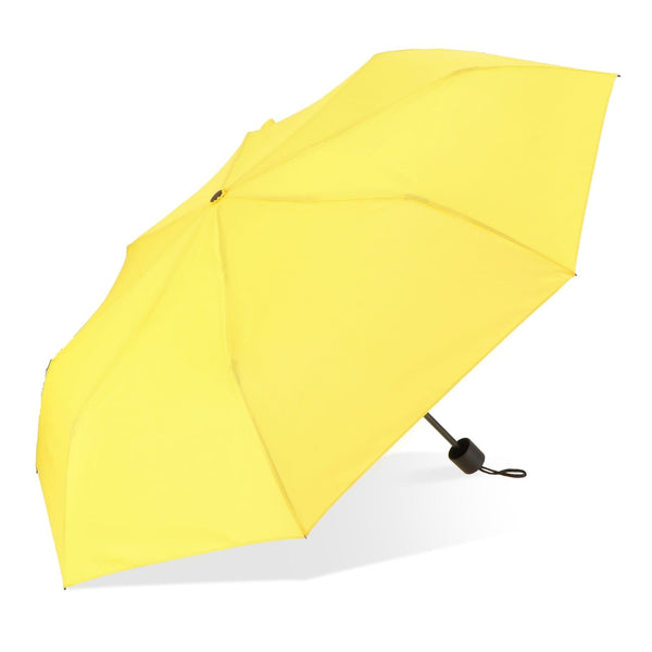 Ombrello Congo 190T Pongee 21" pieghevole Giallo - personalizzabile con logo