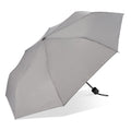 Ombrello Congo 190T Pongee 21" pieghevole Grigio - personalizzabile con logo
