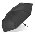 Ombrello Congo 190T Pongee 21" pieghevole Nero - personalizzabile con logo