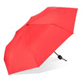 Ombrello Congo 190T Pongee 21" pieghevole Rosso - personalizzabile con logo