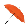 Ombrello da golf compatto, automatico arancione - personalizzabile con logo