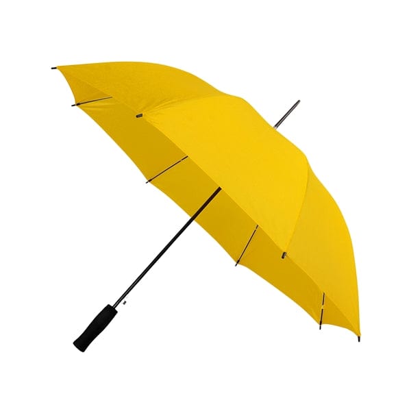 Ombrello da golf compatto, automatico giallo - personalizzabile con logo