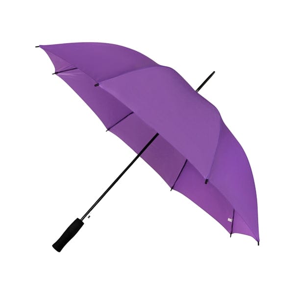 Ombrello da golf compatto, automatico viola - personalizzabile con logo