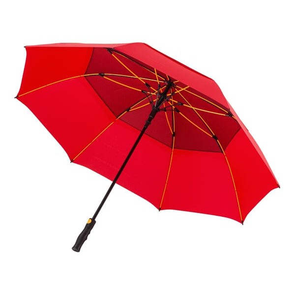 Ombrello da golf di alta qualità Falcone®, AUTOM. rosso - personalizzabile con logo