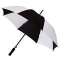 Ombrello da golf Falcone®, automatico modello spicchi nero - personalizzabile con logo