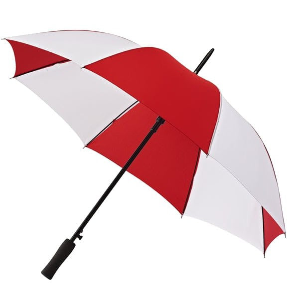 Ombrello da golf Falcone®, automatico modello spicchi rosso - personalizzabile con logo