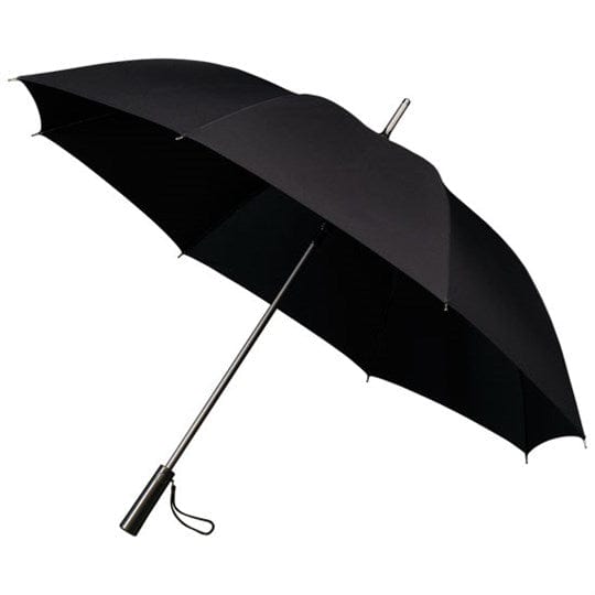 Ombrello da golf Falcone® de Luxe, Autom., Antivento nero - personalizzabile con logo