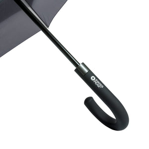 Ombrello espandibile da 23" a 27" Swiss Peak AWARE™ nero - personalizzabile con logo