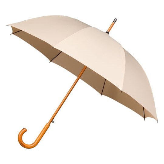 Ombrello Falcone®, automatico, antivento beige - personalizzabile con logo
