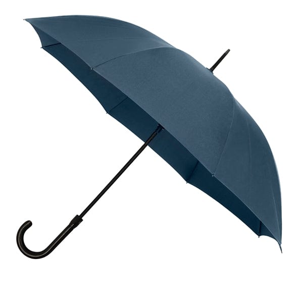 Ombrello Falcone® de Luxe, Autom., Antivento blu - personalizzabile con logo