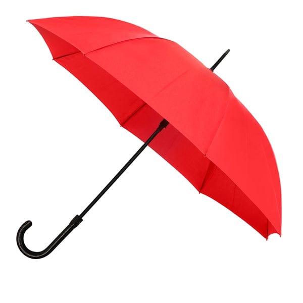 Ombrello Falcone® de Luxe, Autom., Antivento rosso - personalizzabile con logo
