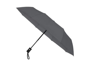 Ombrello pieghevole automatico apri e chiudi Grigio - personalizzabile con logo