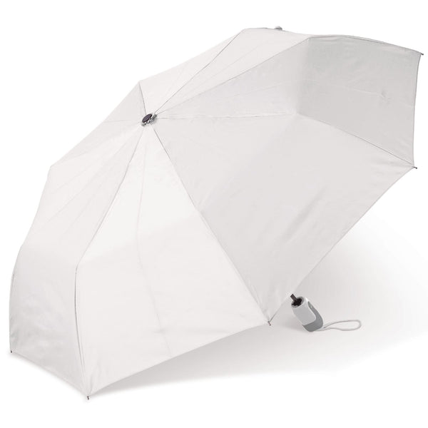 Ombrello pieghevole da 22” Bianco - personalizzabile con logo