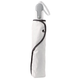 Ombrello pieghevole da 22” Bianco - personalizzabile con logo