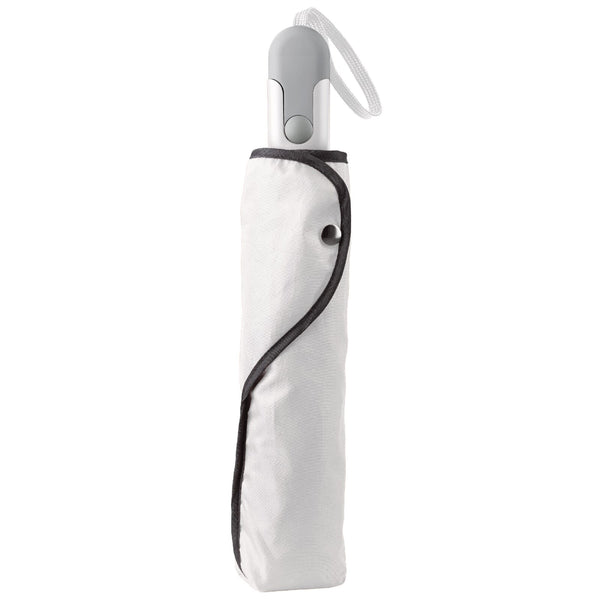 Ombrello pieghevole da 22” Bianco - personalizzabile con logo