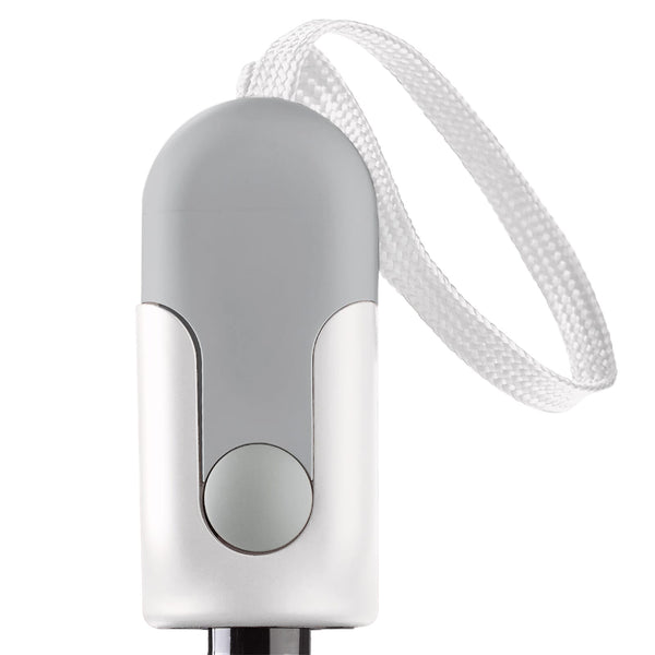 Ombrello pieghevole da 22” Bianco - personalizzabile con logo