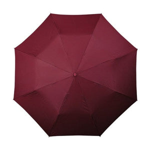 Ombrello pieghevole Minimax®, AUTO Apri + Chiudi impugnatura gommata bordeaux - personalizzabile con logo