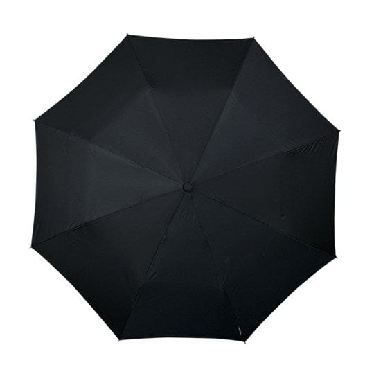Ombrello pieghevole Minimax®, AUTO Apri + Chiudi impugnatura gommata nero - personalizzabile con logo