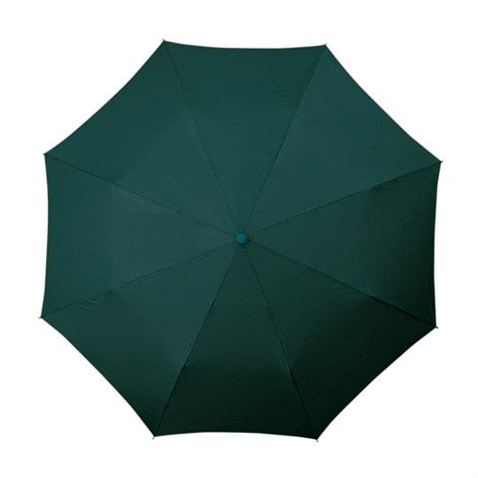 Ombrello pieghevole Minimax®, AUTO Apri + Chiudi impugnatura gommata verde - personalizzabile con logo