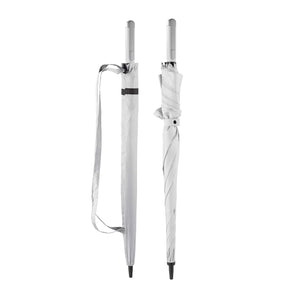 Ombrello quadrato 27 ”Deluxe con custodia - personalizzabile con logo