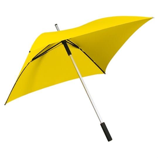 Ombrello quadrato ALL SQUARE® giallo - personalizzabile con logo