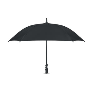Ombrello quadrato antivento Nero - personalizzabile con logo