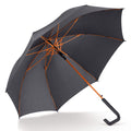 Ombrello stick 23” con apertura automatica arancione - personalizzabile con logo
