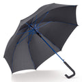 Ombrello stick 23” con apertura automatica blu - personalizzabile con logo