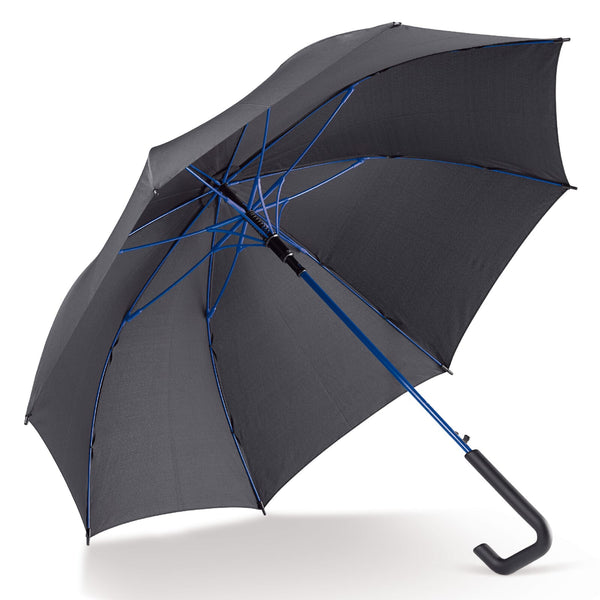 Ombrello stick 23” con apertura automatica blu - personalizzabile con logo
