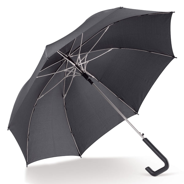 Ombrello stick 23” con apertura automatica grigio - personalizzabile con logo