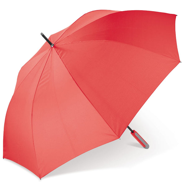 Ombrello stick 25” con apertura automatica Rosso - personalizzabile con logo