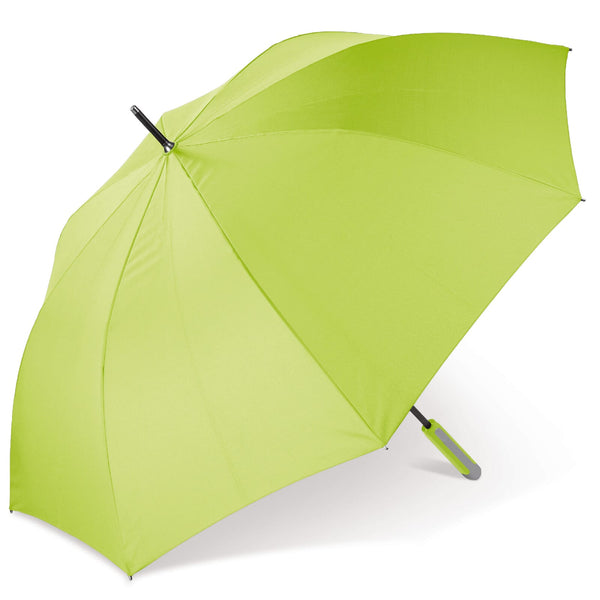 Ombrello stick 25” con apertura automatica verde - personalizzabile con logo