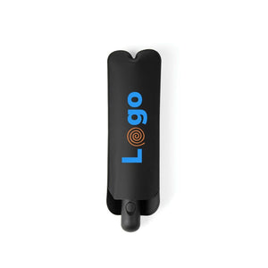 Ombrello VINGA Baltimore AWARE rPET 21" nero - personalizzabile con logo