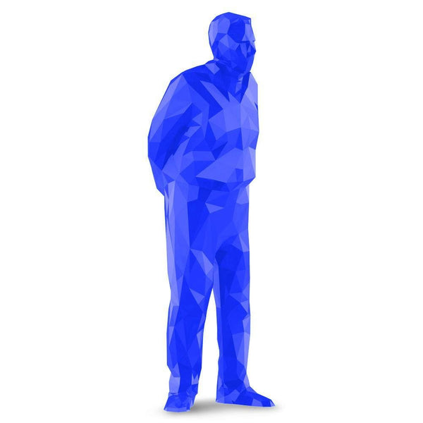 Omino da scrivania Umarell Blu - personalizzabile con logo