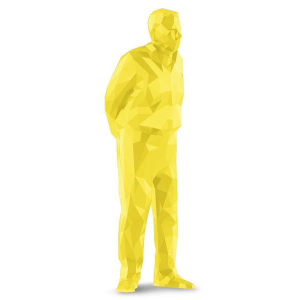 Omino da scrivania Umarell Giallo - personalizzabile con logo