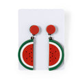 Orecchini Kely sandia - personalizzabile con logo